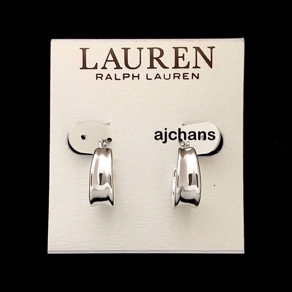 Lauren Ralph Lauren Cónclave Silver-Tone Hoop Earrings